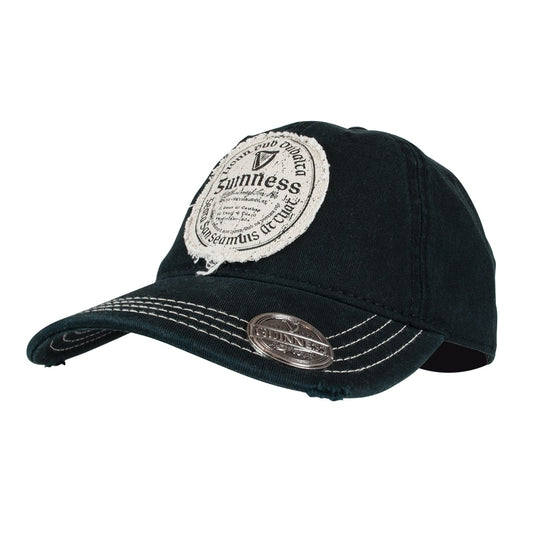 Guinness Pint Opener Black Label Baseball Cap