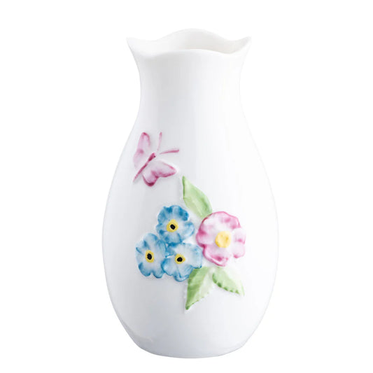 Belleek Forget Me Not Mini Vase