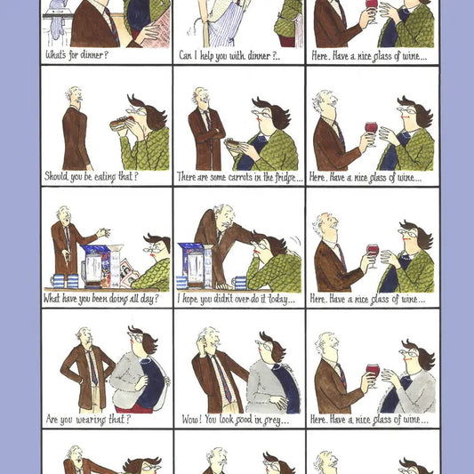 Guide to Marital Harmony Tea Towel
