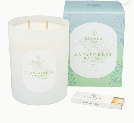 Linnea's Rainforest Palm Candle