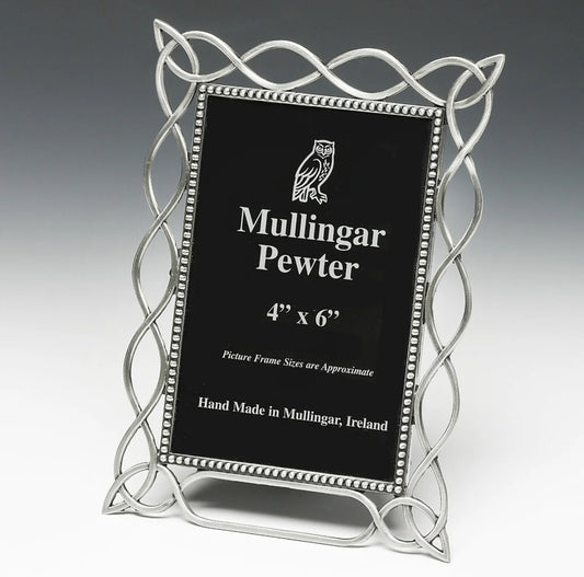 4'"x 6" Plain Pewter Frame