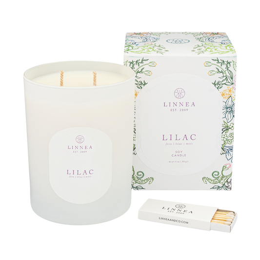 Linnea's Lilac Candle