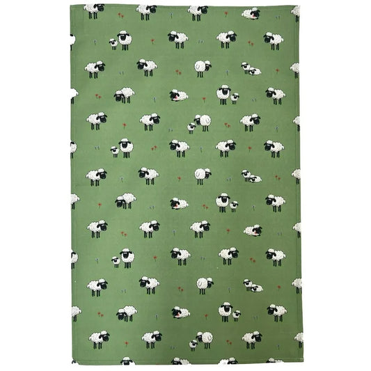 Fluffy Flock Tea Towel