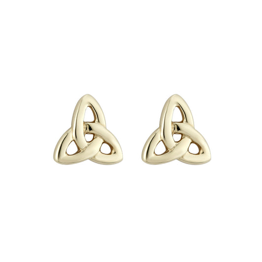 Solvar 14K. Mini Trinity Knot Stud Earring