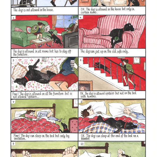 Tea Towel Dog's Rules
