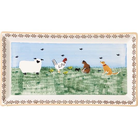 Landscape Rectangle Large Plate