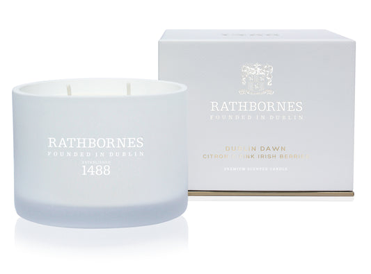 Rathbornes Classic Dublin Dawn 2 Wick Candle