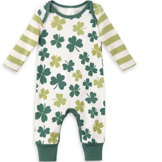 Shamrock & Clover Longsleeve Romper / Onesie