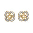 14K. Rd. Celtic Diamond Stud Ea