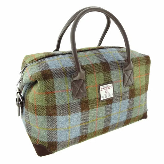 Harris Tweed Tartan Overnight Bag