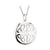 Sterling Silver Four Trinity Knot Circle Necklace