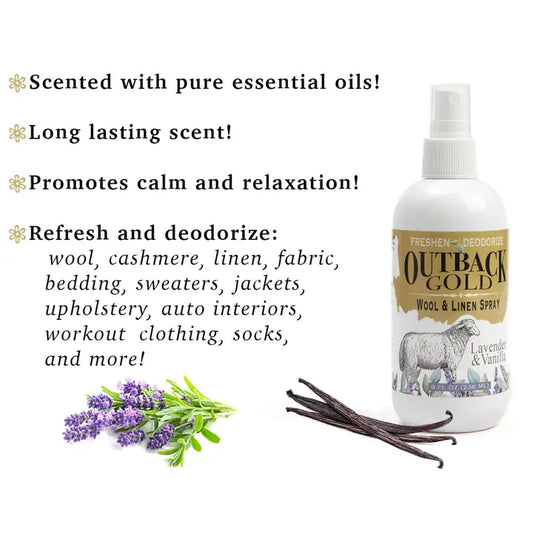 Outback Gold Wool, Linen and Fabric Spray