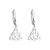 Solvar Drop Celtic Knot Earrings Sterl