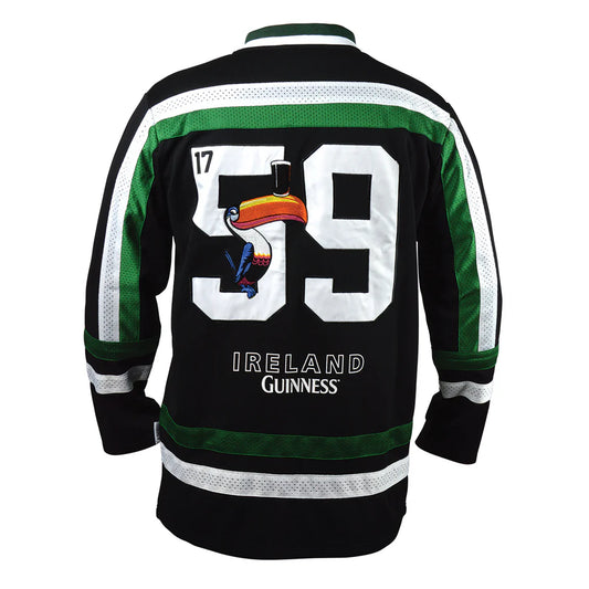 Guinness Toucan Green and White Hockey Jersey