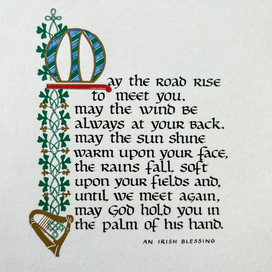 Irish Blessing Plaque 6" x 8"