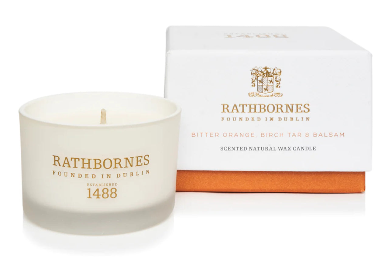 Rathbornes Travel Bitter Orange, Birch Tar and Balsam 1 Wick Candle