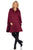 Hourihan Double Faced Zip Cape in Claret