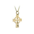 Solvar 14k. Hand Engraved Celtic Cross Necklace