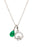 ShanOre Sterling Silver Agate Drop Claddagh Necklace