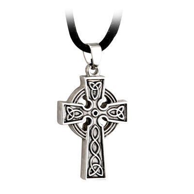 Pewter Style Celtic Cross Cord