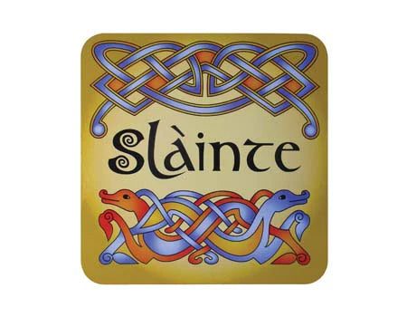 Sláinte Scotland Coaster