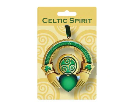 Claddagh Hanging Ornament - Celtic Spirit Spiral