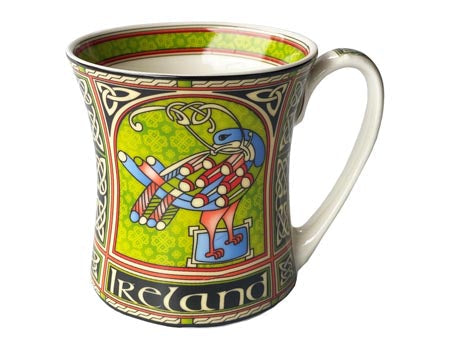 Celtic Peacock China Mug