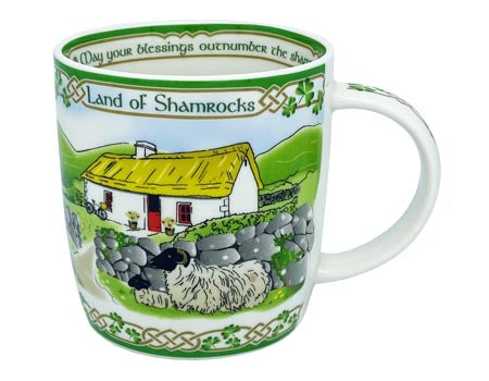 Land of Shamrocks Cottage Mug