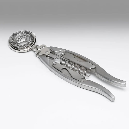 Mullingar Pewter Bottle Opener and Corkscrew Wine Opener