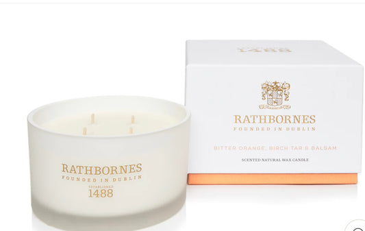 Rathbornes Luxury Bitter Orange, Birch Tar and Balsam 4 Wick Candle