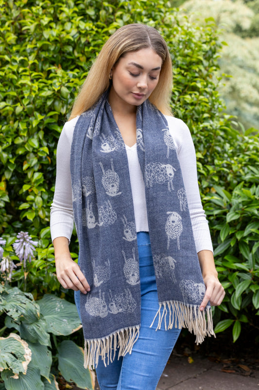Luxe Poly Sheep Scarf