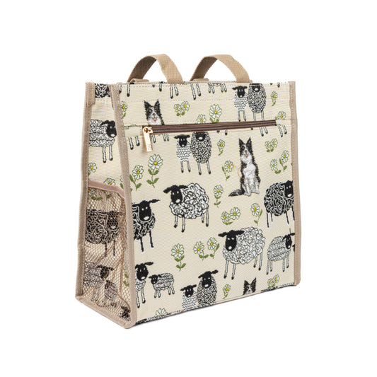 Tapestry Shopper Sheep & Daisy