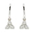 ShanOre Sterling Trinity Drop Hoop Earrings