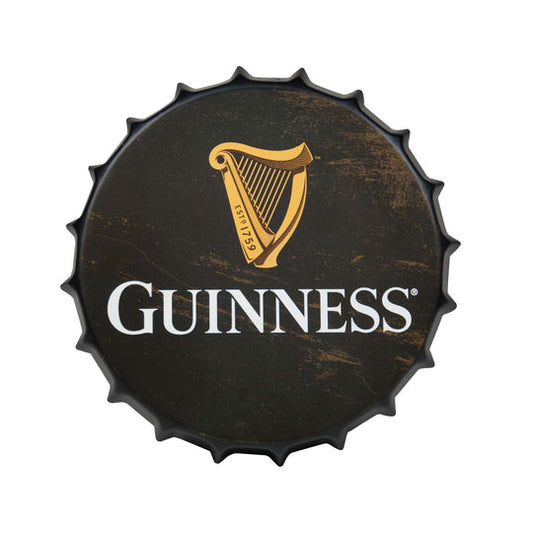 Guinness Black Metal Bottle Cap