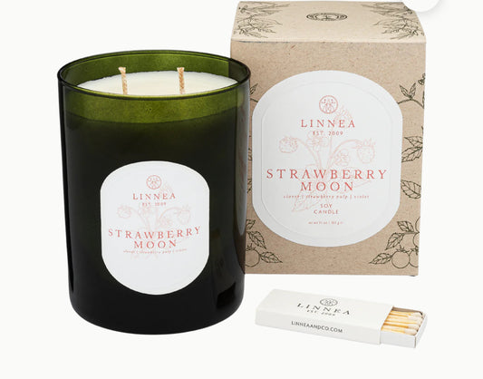 Linnea's Strawberry Moon Candle