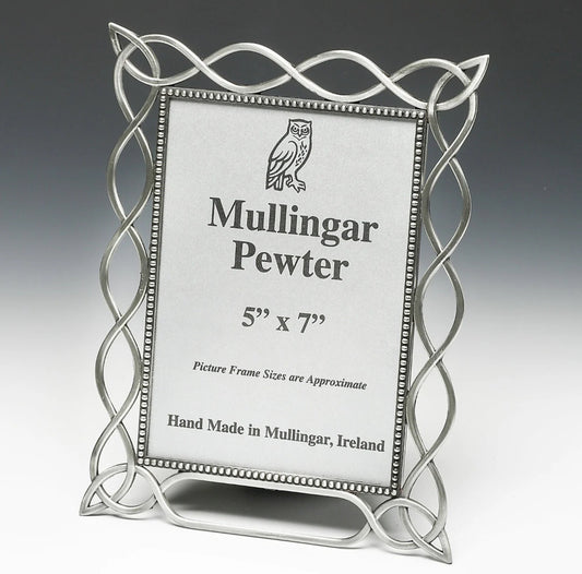 5"x 7" Plain Pewter Frame