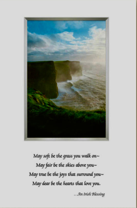 Framed Green Shamrock Verse Prints