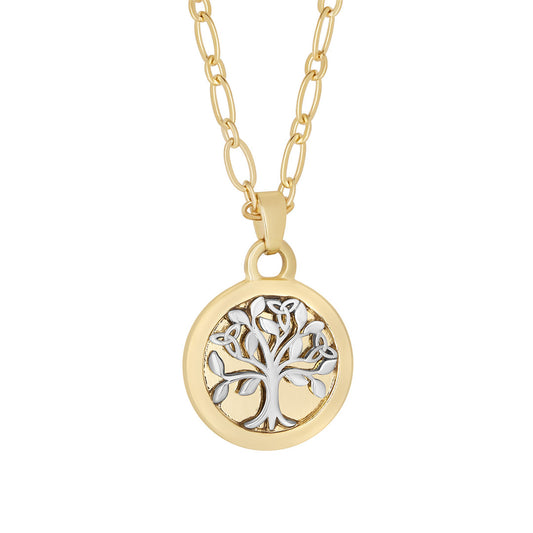 Solvar Two Tone Tree of Life Pendant