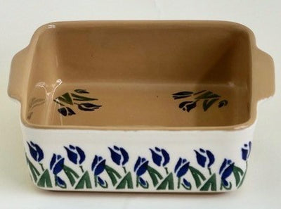 Nicholas Mosse Blue Blooms Square Oven Dish