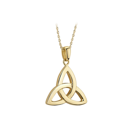 Solvar 14K. Small Trinity Knot Necklace