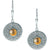 Warrior Med Earrings 18K Bead
