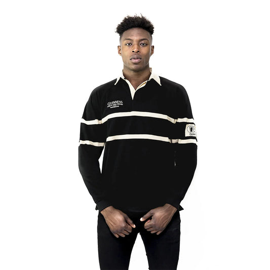 Black and Cream Traditional Rugby