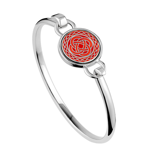 Book of Kells Red Celtic Knot Bracelet