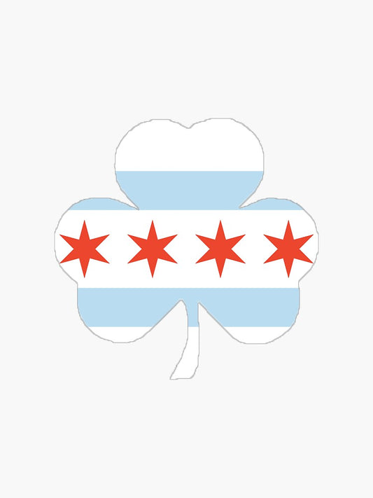 Chicago Shamrock Car Magnet
