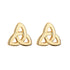 Solvar Gold Plated Trinity Post Earrings