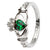 ShanOre Sterling Silver Green CZ Claddagh Ring