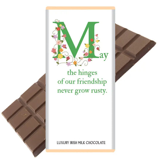 May the Hinges of Friendship Never Grow Rusty Chocolate