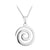 Solvar Rhodium Scroll Necklace