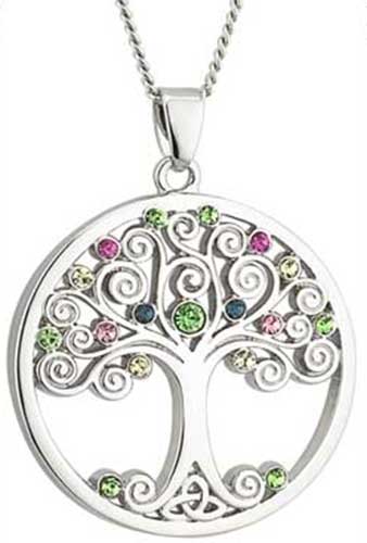 Tara Tree of Life Crystal Necklace