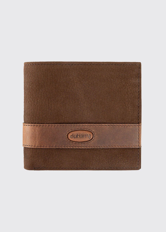 Grafton Leather Wallet in Walnut